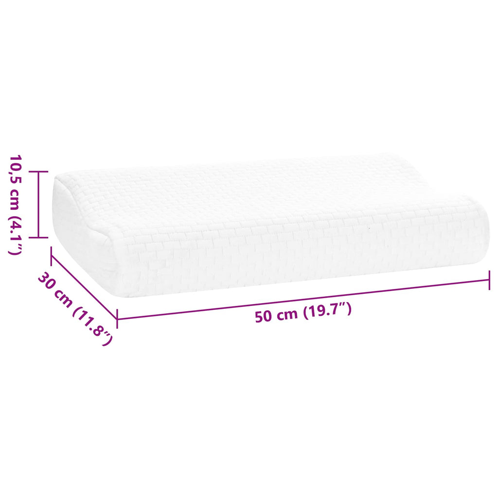 Almohada para dormir 50 x 30 x 10,5 cm Espuma Viscoelástica