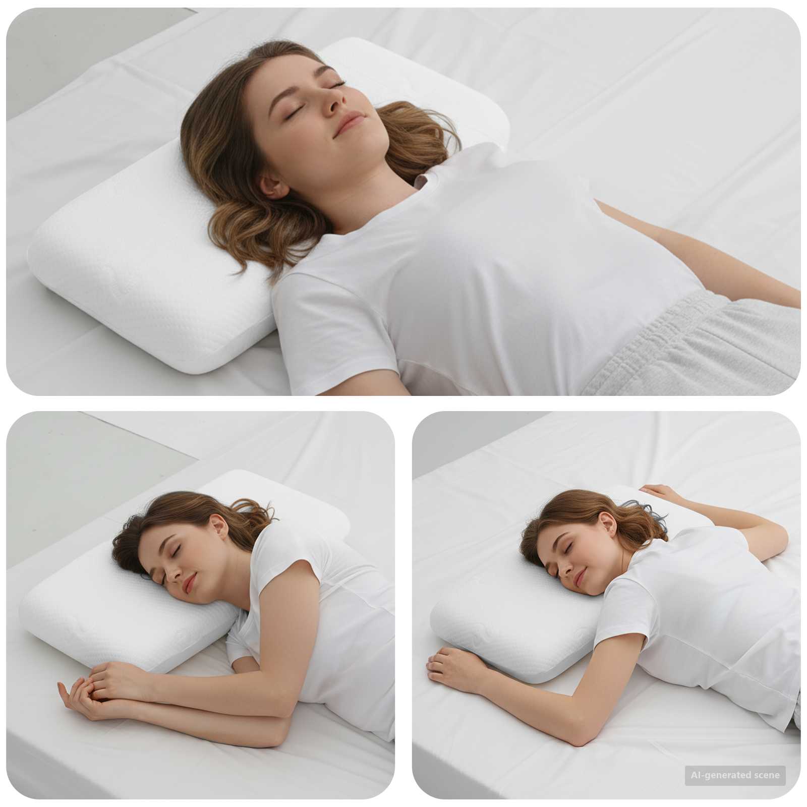 Sleeping pillow 50 x 30 x 10.5 cm Memory Foam