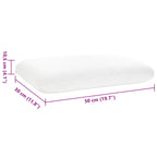 Almohada para dormir 50 x 30 x 10,5 cm Espuma Viscoelástica