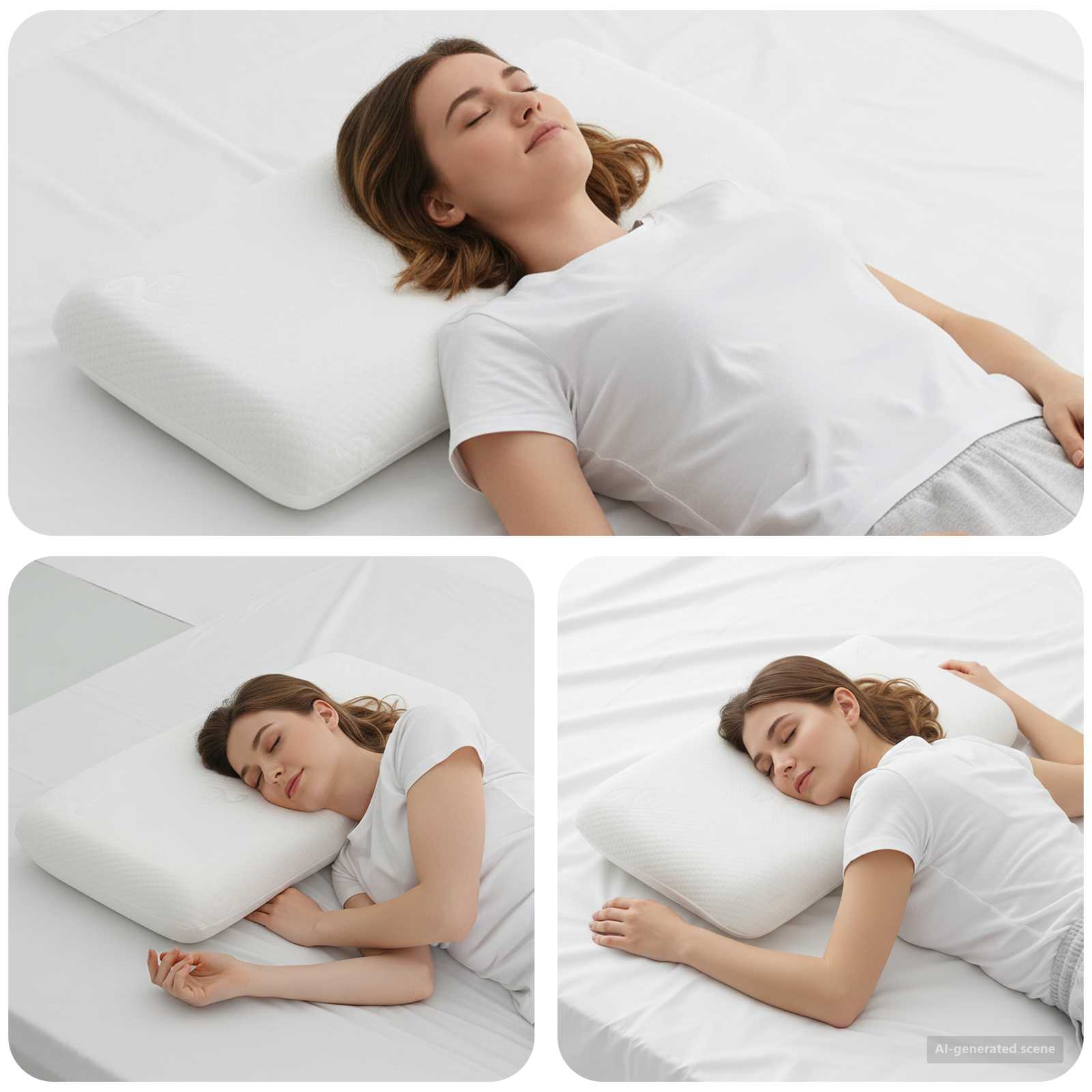Sleeping pillow 50 x 30 x 10.5 cm Memory Foam