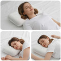 Almohada para dormir Liso 50 x 30 x 10 cm Espuma Viscoelástica