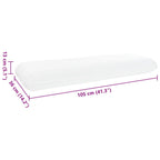 Almohada para dormir 105 x 36 x 13 cm Espuma de Memoria de Gel