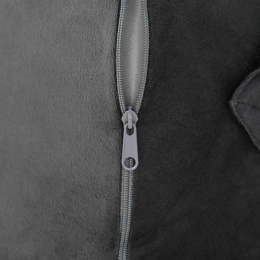 Almohada en forma de cuña Gris 55 x 55 x 26 cm