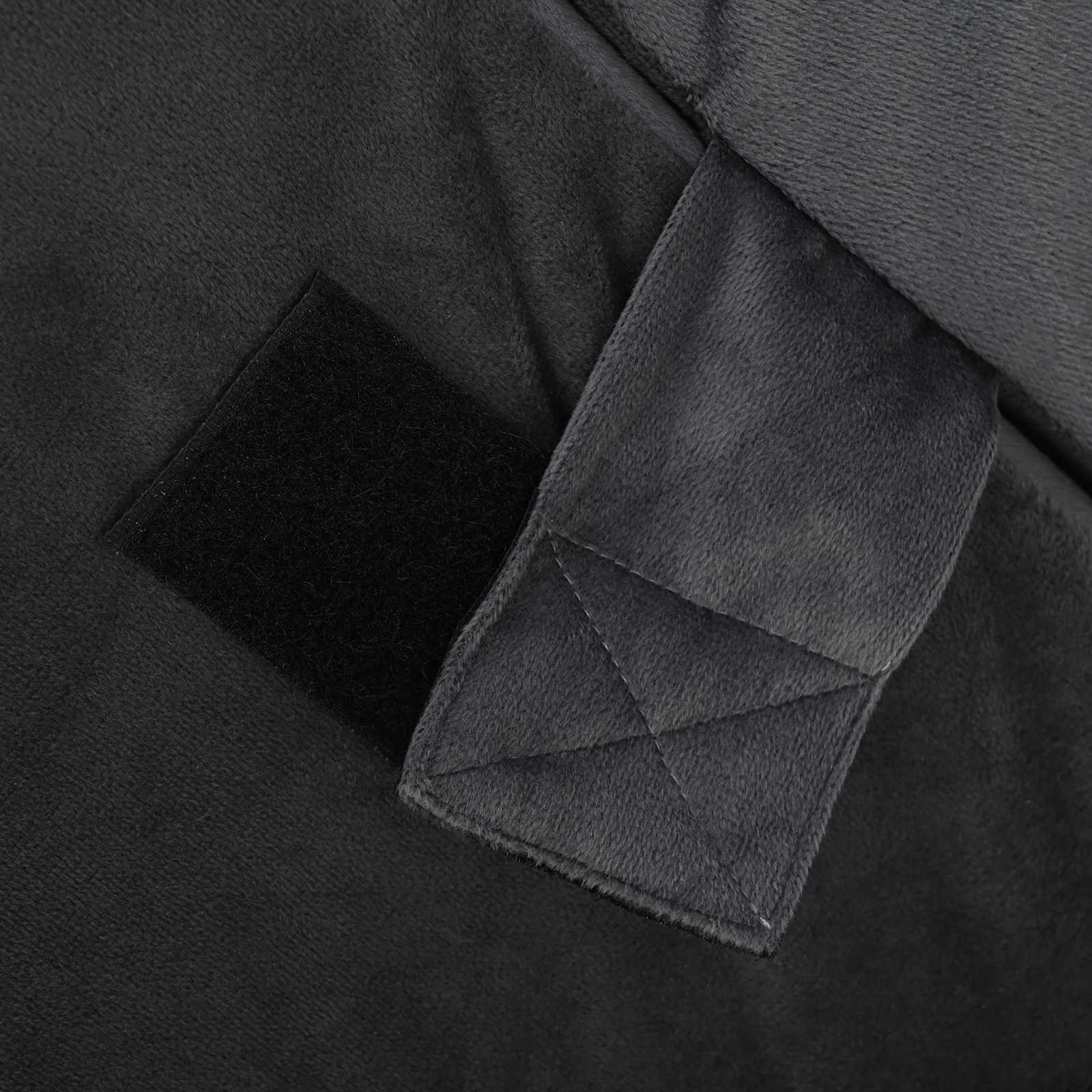 Almohada en forma de cuña Gris 55 x 55 x 26 cm