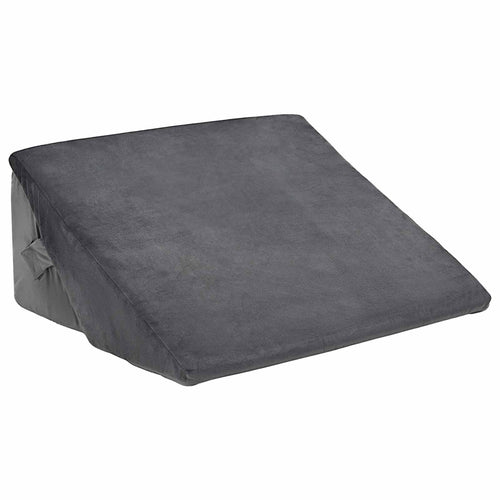 Almohada en forma de cuña Gris 55 x 55 x 26 cm