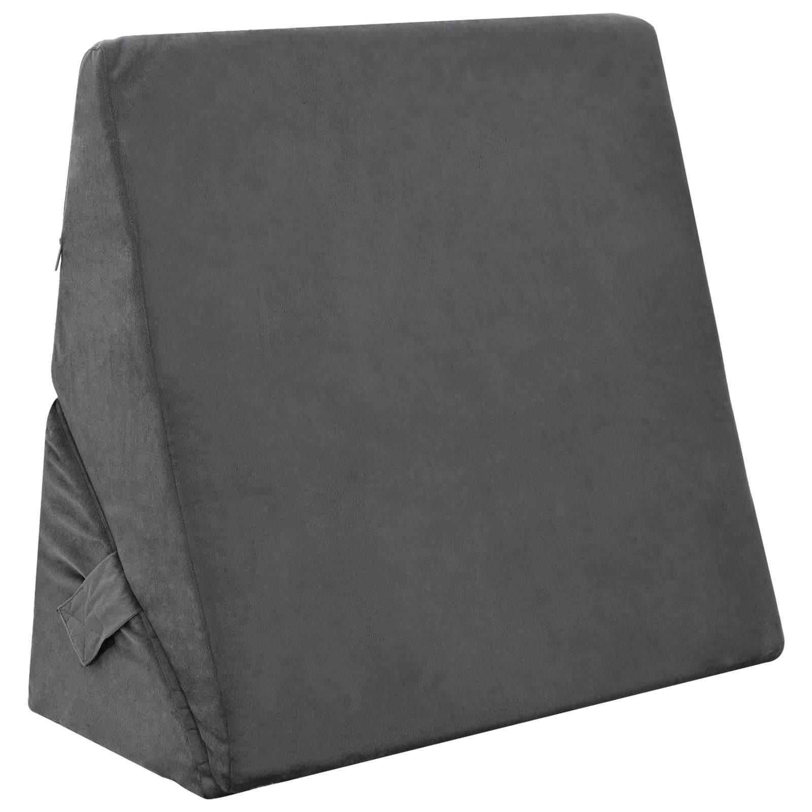 Almohada en forma de cuña Gris 55 x 55 x 26 cm