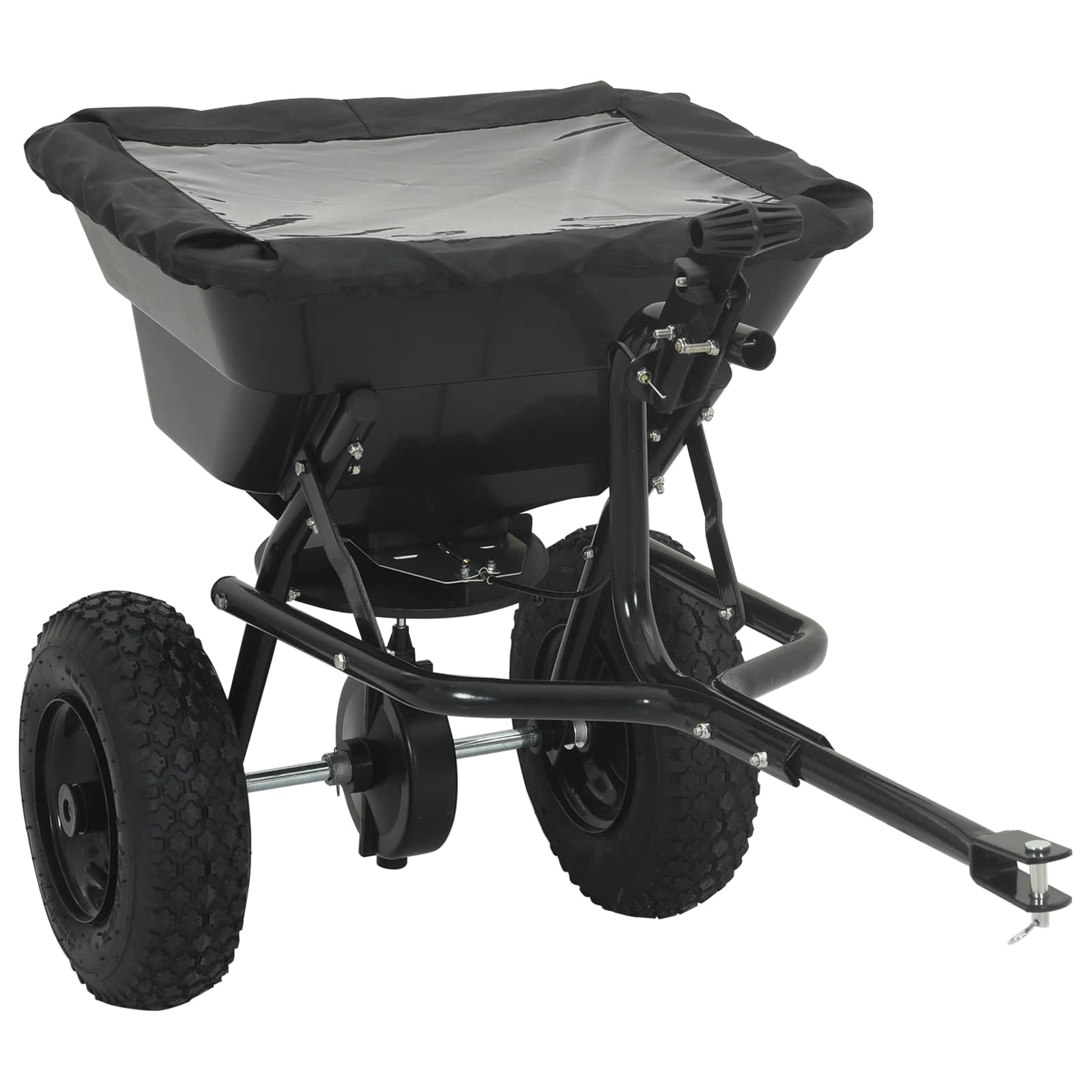 Esparcidor Negro 53 x 108 x 74 cm PVC y Acero