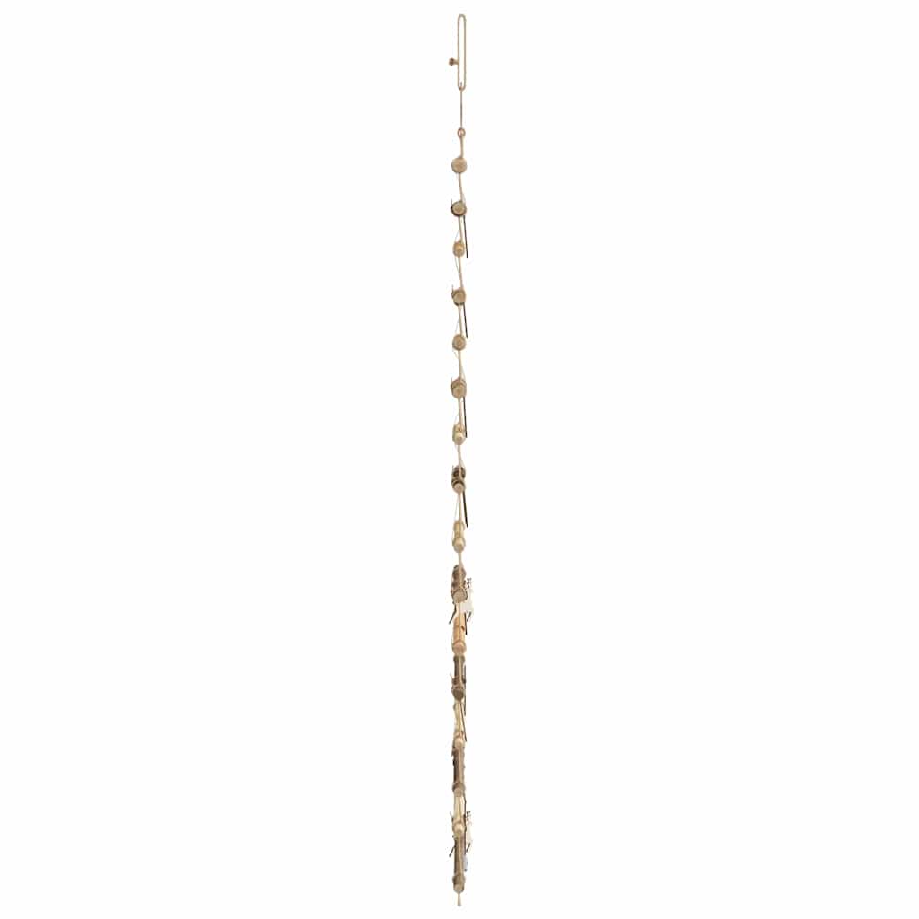 Árbol de Navidad Natural 120 cm madera maciza de fresno