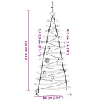 Árbol de Navidad Natural 120 cm madera maciza de fresno
