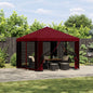 Gazebo 3 x 3 m Yellow Polyester and Steel 190 gsm