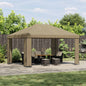Toldo 4 x 3 m Amarelo Poliéster e Aço 190 gsm