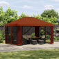Toldo 4 x 3 m Amarelo Poliéster e Aço 190 gsm