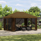 Toldo 4 x 3 m Amarelo Poliéster e Aço 190 gsm