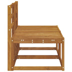 2 Pieza Sofá intermedio de exterior Madera de Acacia Sólida