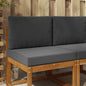 Outdoor Sofa Cushion 2 pcs Anthracite Polyester