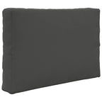 Cojín para sofá de exterior 2 pcs Antracita Poliéster