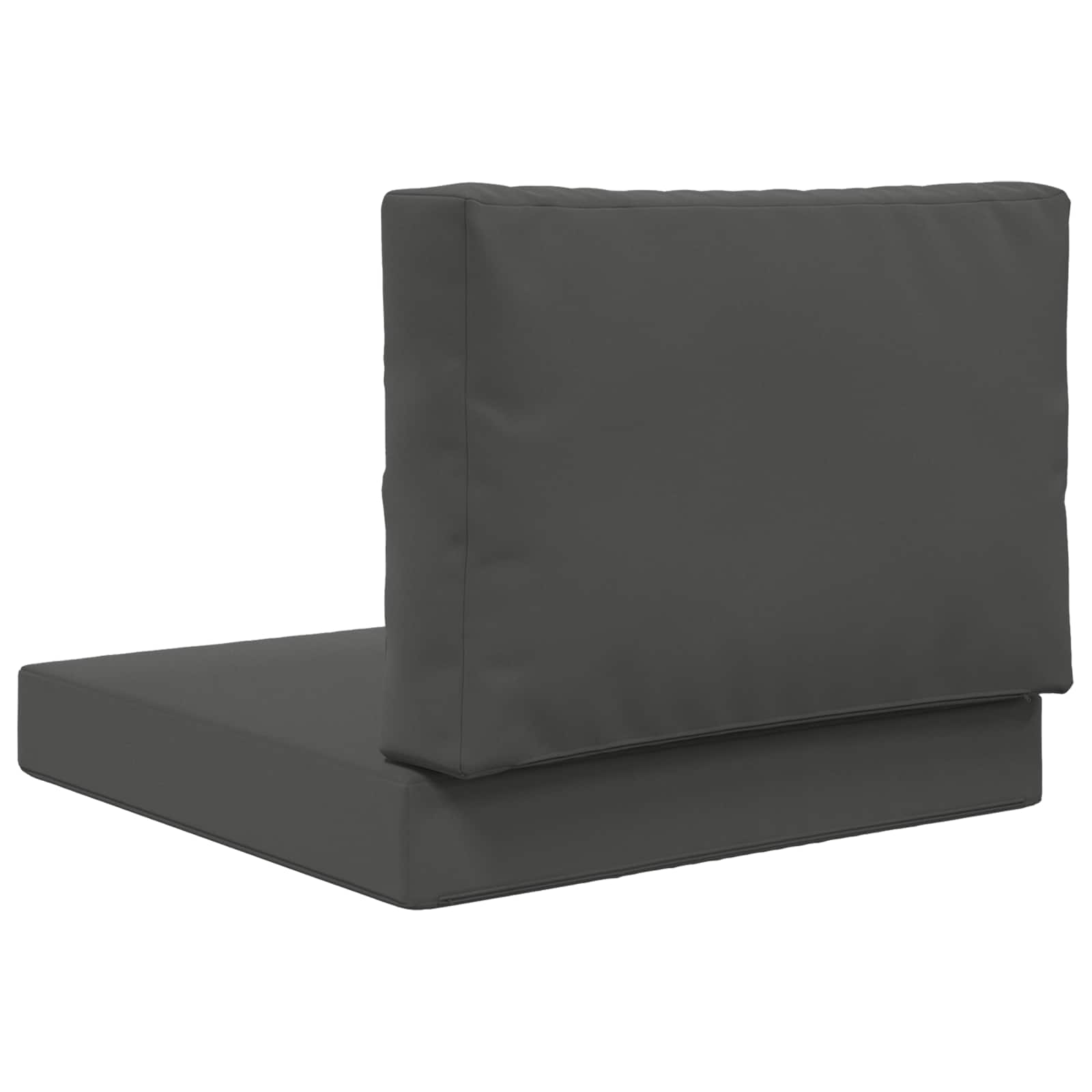 Cojín para sofá de exterior 2 pcs Antracita Poliéster