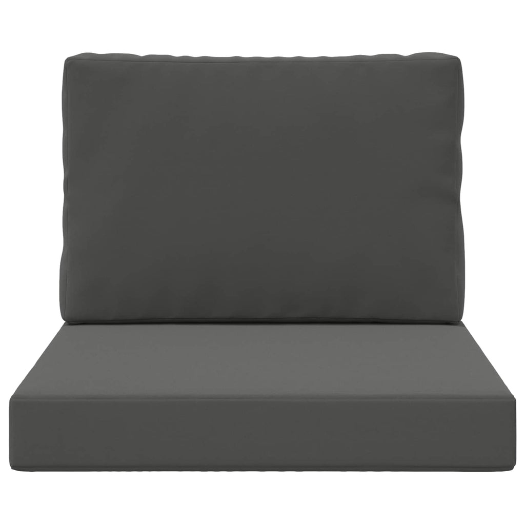 Cojín para sofá de exterior 2 pcs Antracita Poliéster