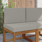 Outdoor Sofa Cushion 2 pcs Anthracite Polyester
