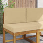 Outdoor Sofa Cushion 2 pcs Anthracite Polyester
