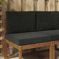 Outdoor Sofa Cushion 2 pcs Anthracite Polyester