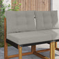 Outdoor Sofa Cushion 2 pcs Anthracite Polyester