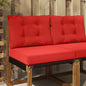 Outdoor Sofa Cushion 2 pcs Anthracite Polyester