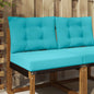 Outdoor Sofa Cushion 2 pcs Anthracite Polyester