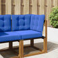 Outdoor Sofa Cushion 2 pcs Anthracite Polyester