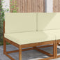 Outdoor Sofa Cushion 2 pcs Anthracite Polyester