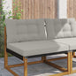 Outdoor Sofa Cushion 2 pcs Anthracite Polyester