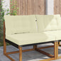 Outdoor Sofa Cushion 2 pcs Anthracite Polyester