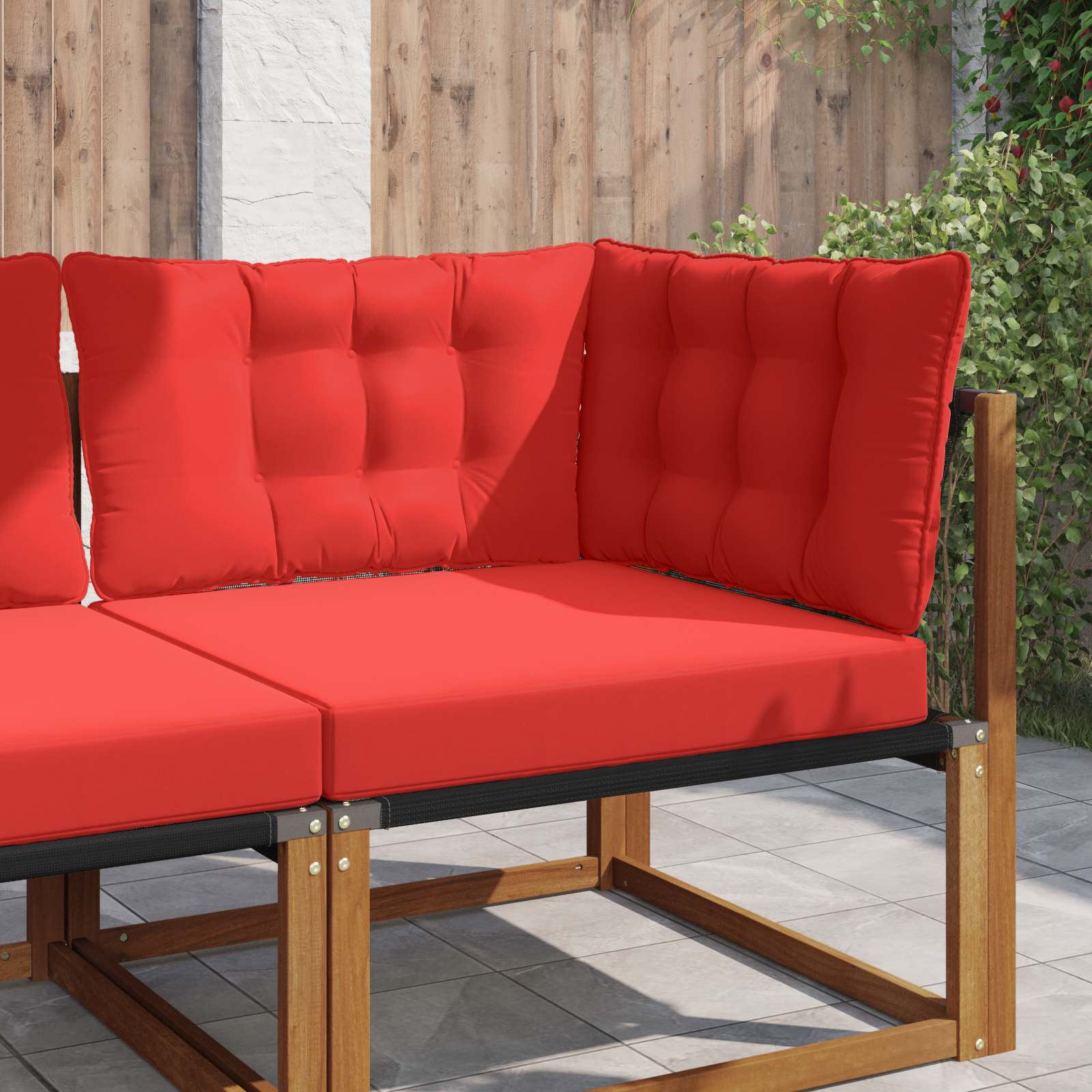 Cojín para sofá de exterior 2 pcs Antracita Poliéster