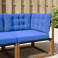 Outdoor Sofa Cushion 2 pcs Anthracite Polyester