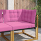 Outdoor Sofa Cushion 2 pcs Anthracite Polyester