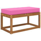 Almohada para el asiento Rosa 80 x 40 x 8 cm 100% Poliéster