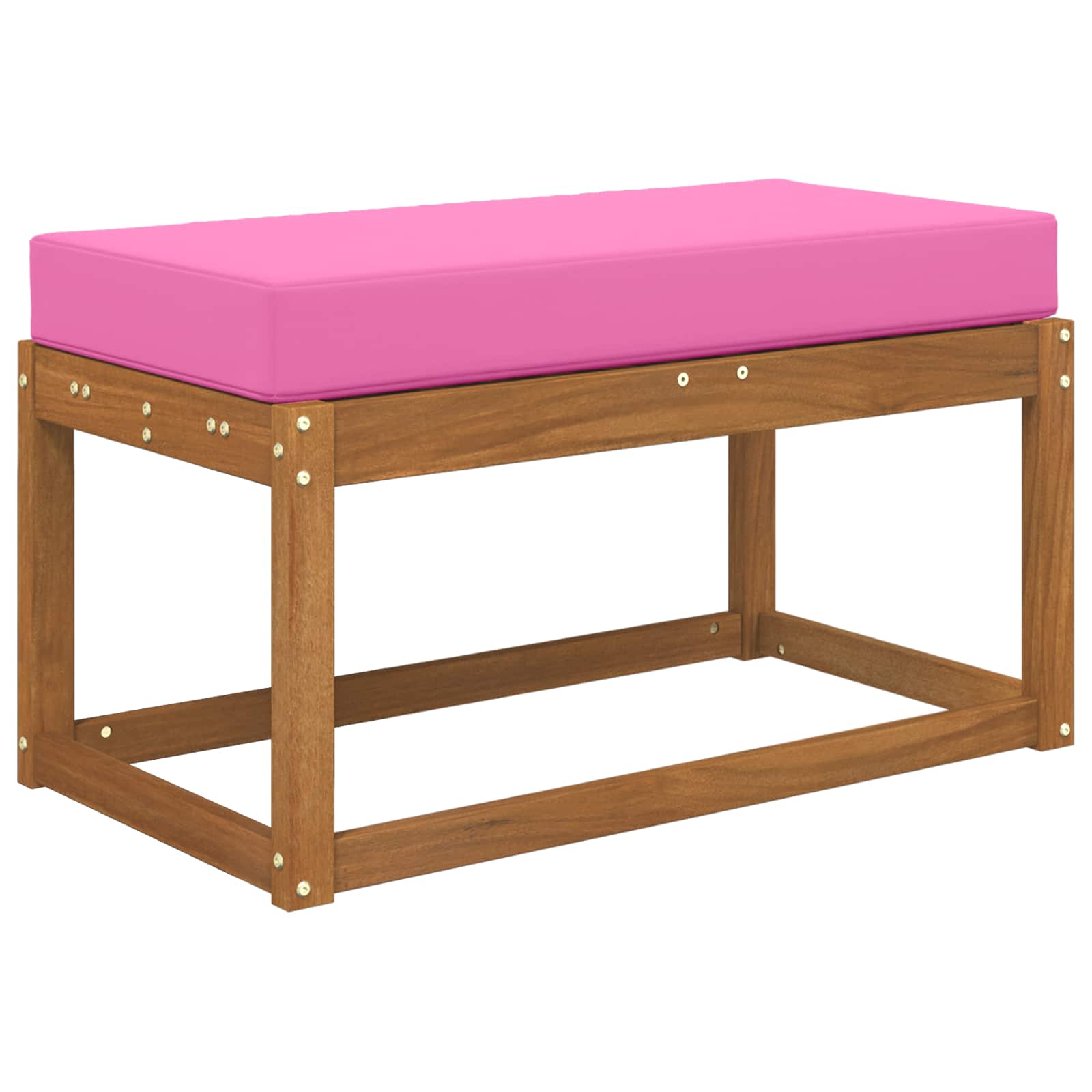 Almohada para el asiento Rosa 80 x 40 x 8 cm 100% Poliéster