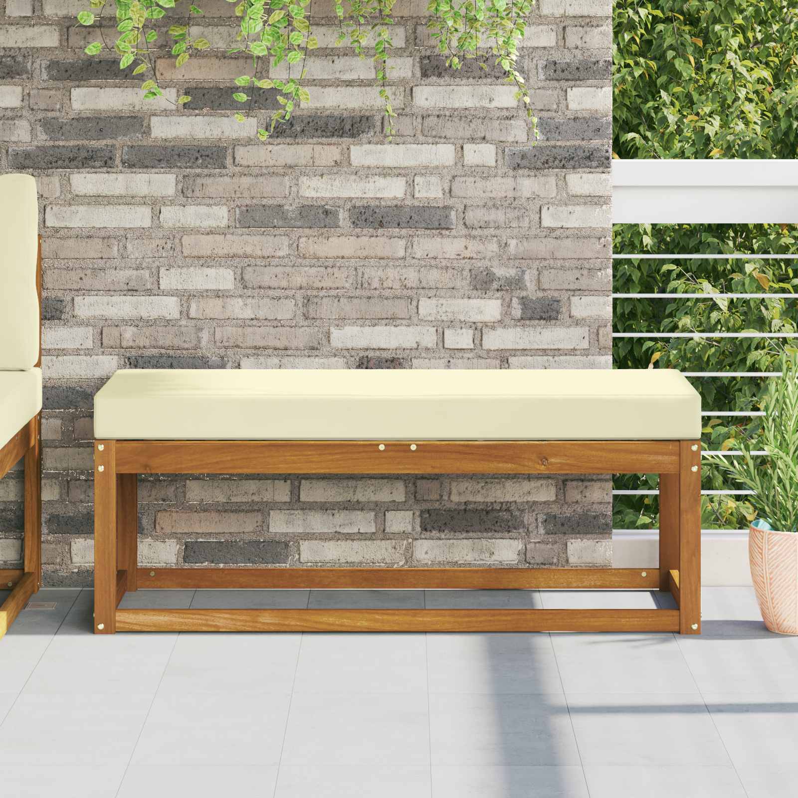 Almohada para el asiento Rosa 80 x 40 x 8 cm 100% Poliéster
