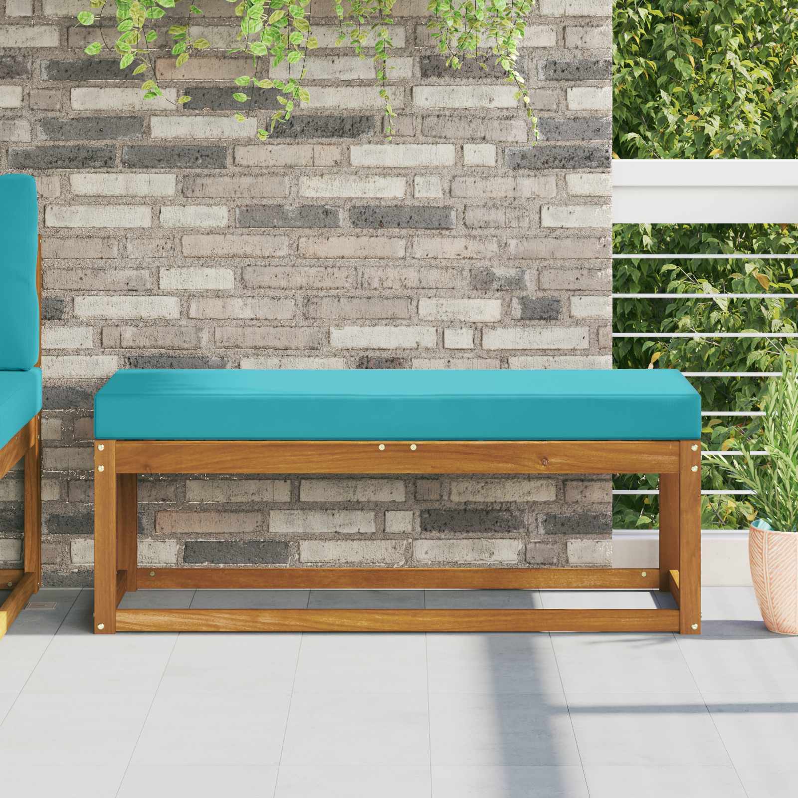 Almohada para el asiento Rosa 80 x 40 x 8 cm 100% Poliéster