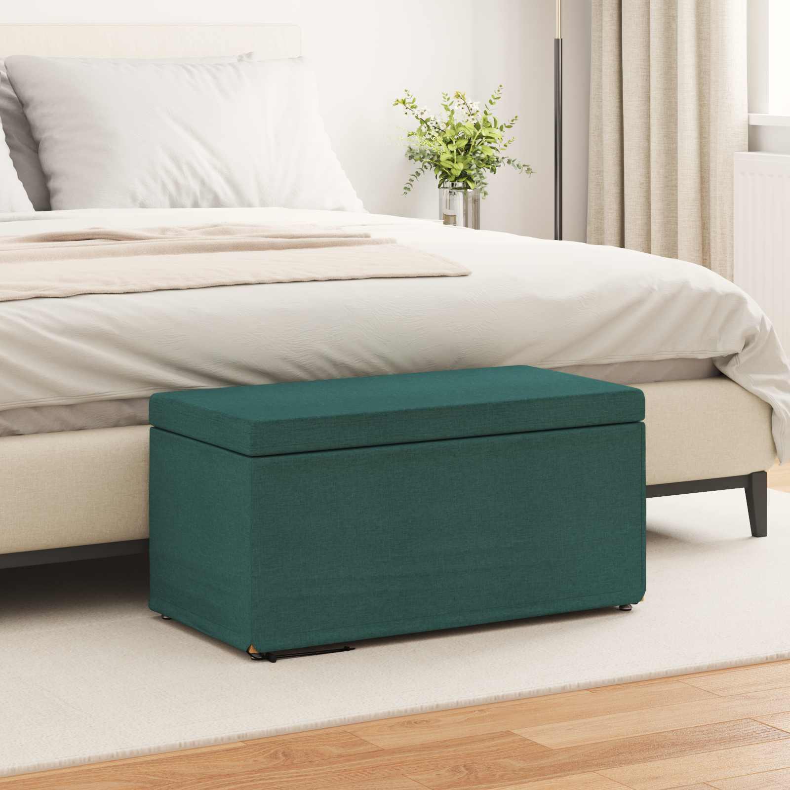 Taburete 101 x 41 x 40 cm Cuero Sintético y Madera Fabricada