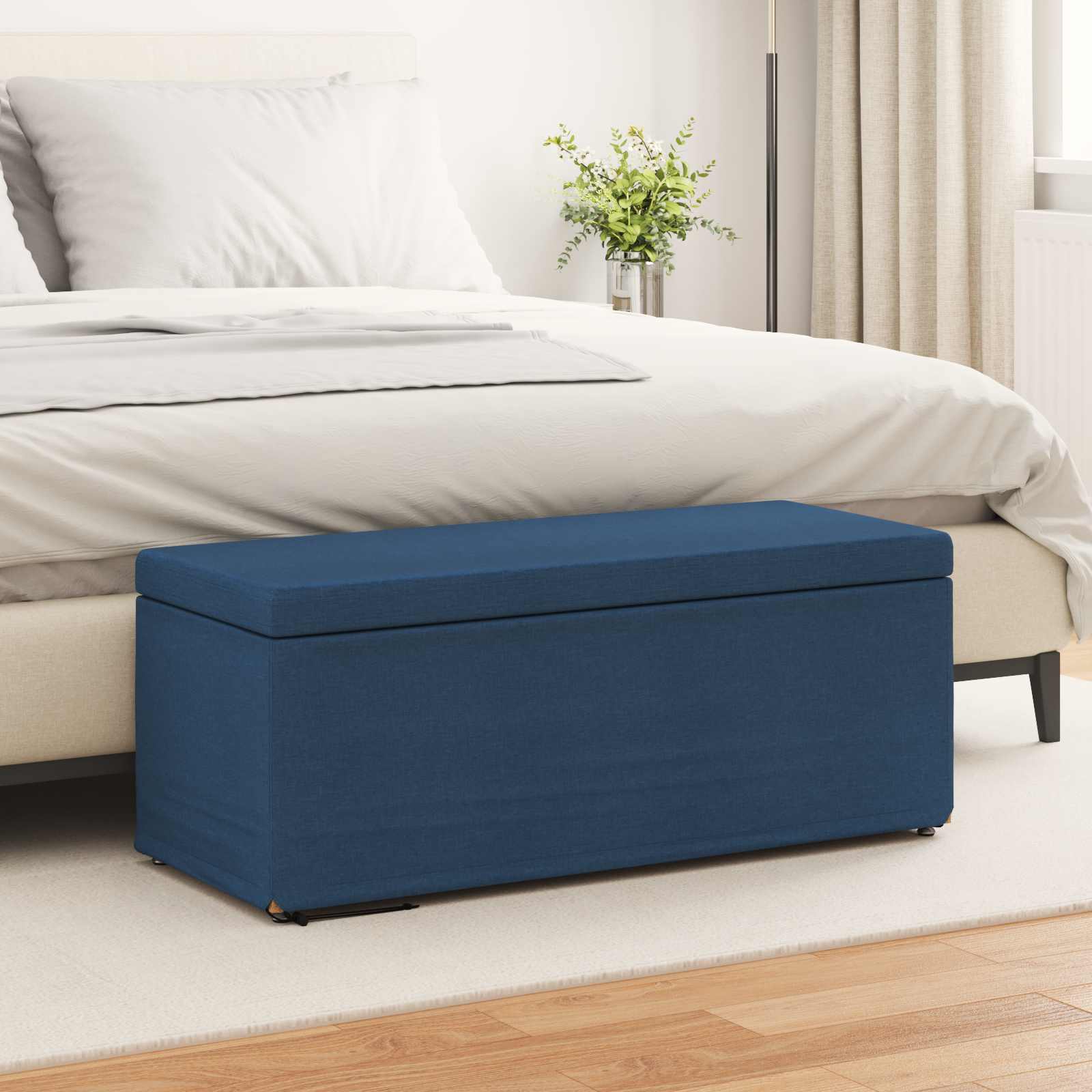 Taburete 101 x 41 x 40 cm Cuero Sintético y Madera Fabricada