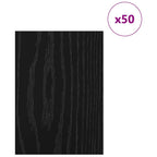 Paneles Decorativos 50 pcs Roble Negro 21 x 30 x 0,27 cm