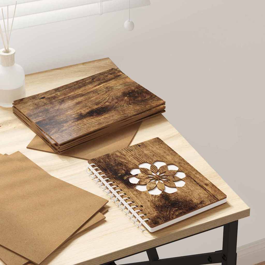 Paneles Decorativos 50 pcs Roble ahumado 21 x 30 x 0,27 cm