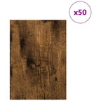 Paneles Decorativos 50 pcs Roble ahumado 21 x 30 x 0,27 cm