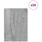 Paneles Decorativos 50 pcs Gris Sonoma 21 x 30 x 0,27 cm