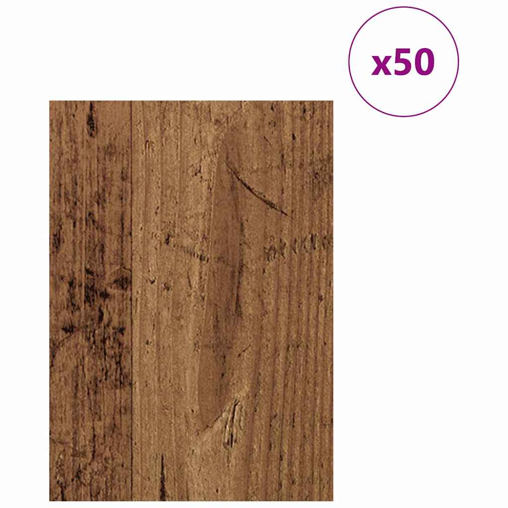 Paneles Decorativos 50 pcs Madera vieja 21 x 30 x 0,27 cm