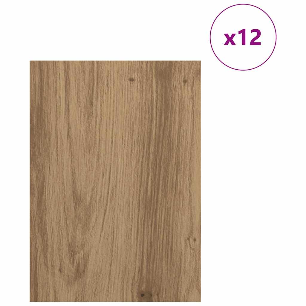 Paneles Decorativos 12 pcs Roble artesanal 21 x 30 x 0,27 cm