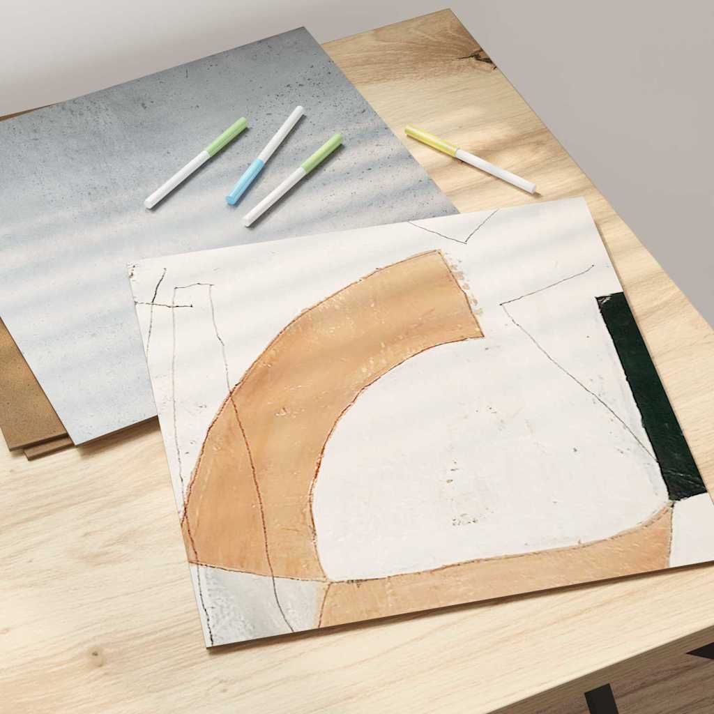 Paneles Decorativos 12 pcs Gris Concreto 30 x 30 x 0.27 cm