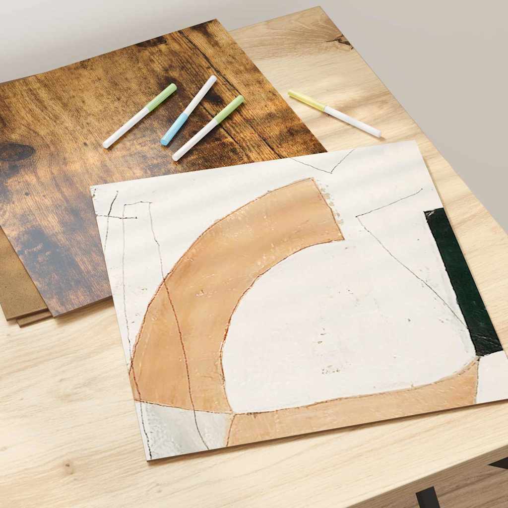 Paneles Decorativos 50 pcs Roble ahumado 30 x 30 x 0.27 cm