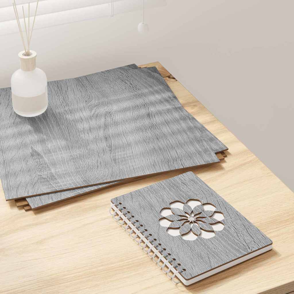 Paneles Decorativos 12 pcs Gris Sonoma 30 x 30 x 0.27 cm